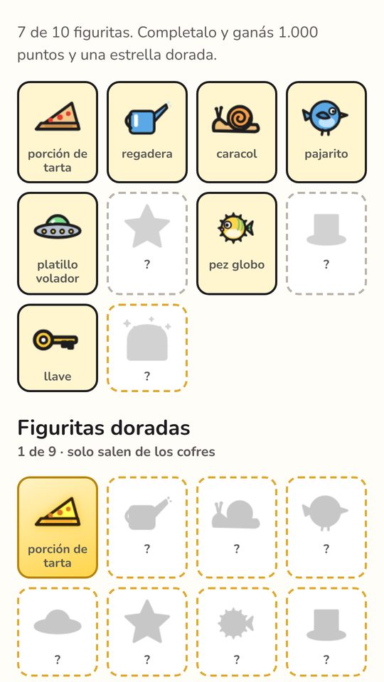 El álbum de figuritas